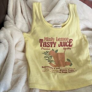 Juniors tank top